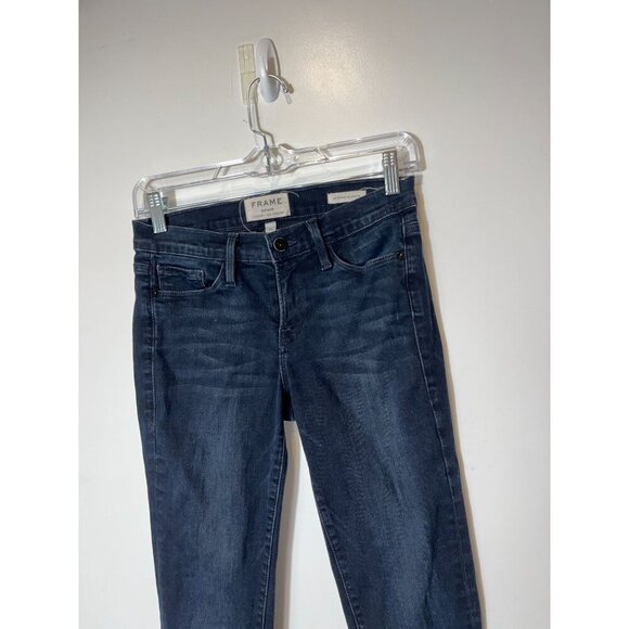 FRAME Le Skinny De Jeanne Dark Wash  Jeans Womens Size 26 - Picture 5 of 8